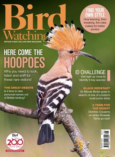 Bird Watching UK – August 2024 Cover