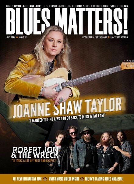 Blues Matters! – Issue 139 – July 2024 Cover