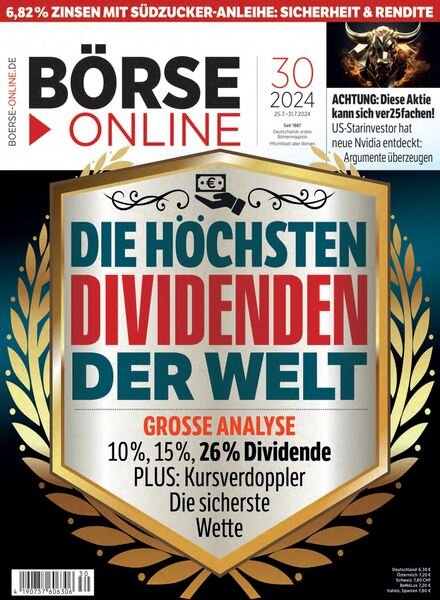 Borse Online – 25 Juli 2024 Cover