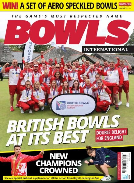 Bowls International – August 2024 Cover