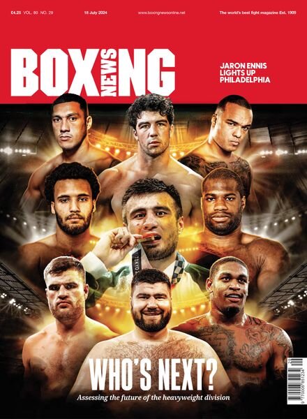 Boxing News – 18 July 2024 Cover