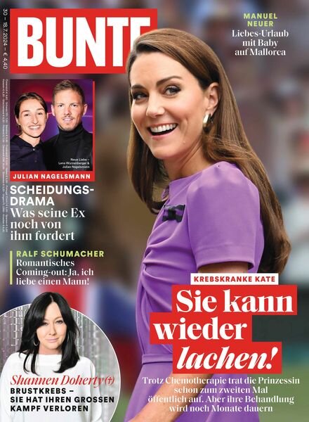Bunte – 18 Juli 2024 Cover