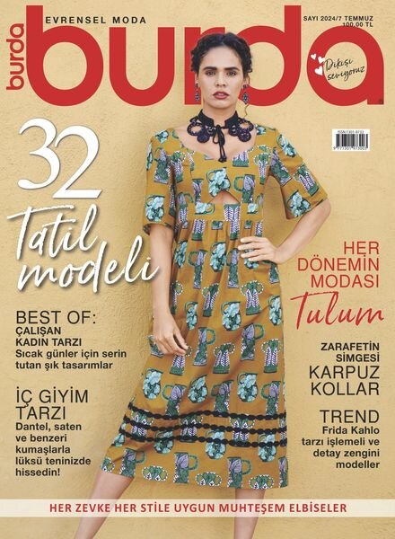 Burda Turkiye – Temmuz 2024 Cover
