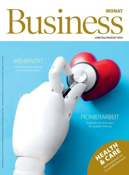 Business Monat – Juni-Juli-August 2024 Cover