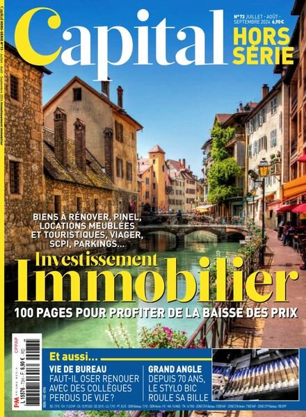 Capital – Hors-Serie – Juillet-Septembre 2024 Cover