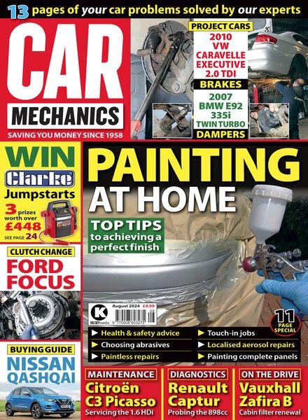 Car Mechanics – August 2024 Cover