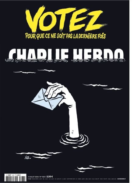 Charlie Hebdo – 3 Juillet 2024 Cover