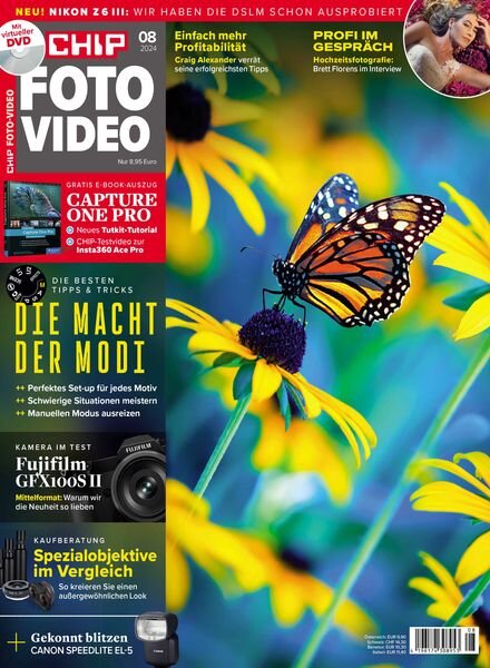 Chip Foto Video Germany – August 2024 Cover