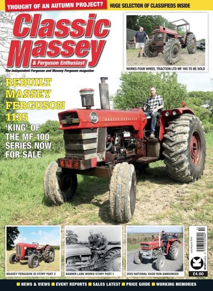 Classic Massey & Ferguson Enthusiast – July-August 2024 Cover