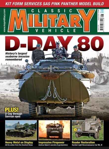 Classic Military Vehicle – August 2024 Cover
