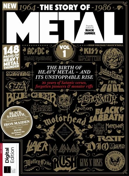 Classic Rock Special – The Story of Metal – Volume 1 6th Revised Edition – July 2024 Cover