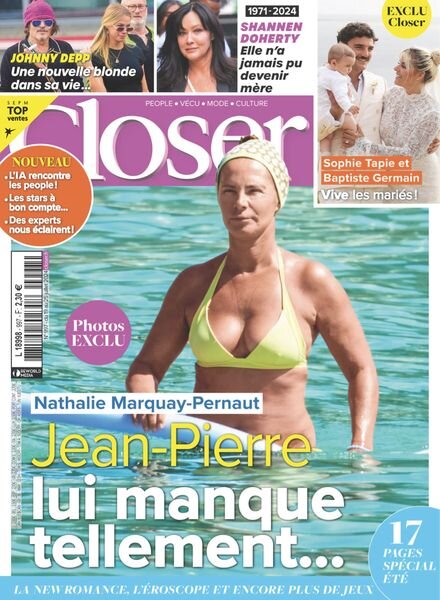 Closer France – 19 Juillet 2024 Cover