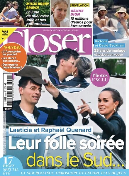 Closer France – 5 Juin 2024 Cover