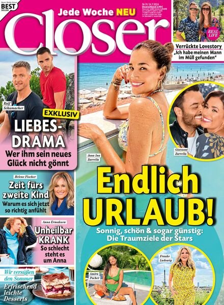 Closer Germany – 24 Juli 2024 Cover