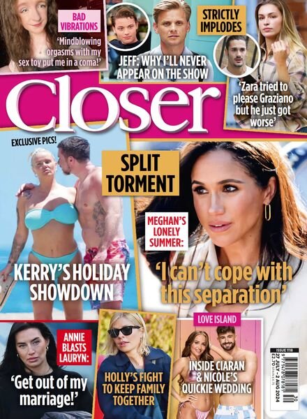 Closer UK – 27 July 2024 Cover