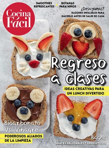Cocina Facil Mexico – Agosto 2024 Cover
