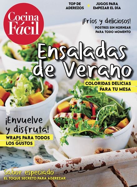 Cocina Facil Mexico – Julio 2024 Cover