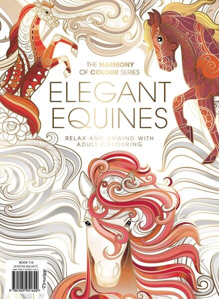 Colouring Book – Elegant Equines 2024 Cover