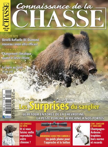 Connaissance de la Chasse – Aout 2024 Cover