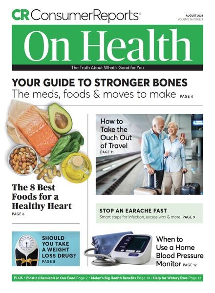 Consumer Reports on Health – August 2024 Cover