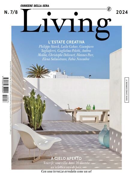 Corriere della Sera Living – Luglio-Agosto 2024 Cover