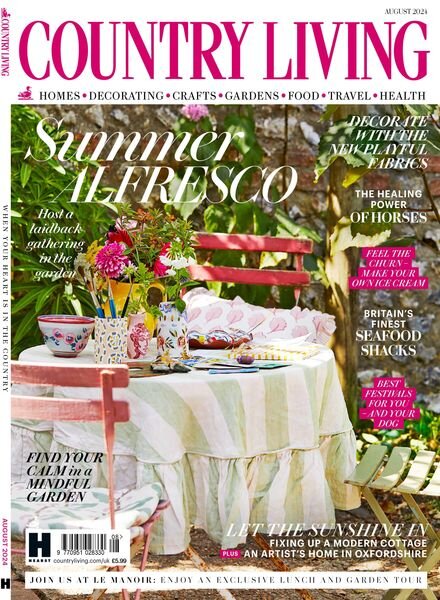 Country Living UK – August 2024 Cover