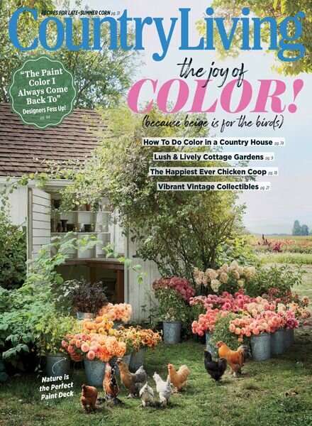 Country Living USA – August-September 2024 Cover