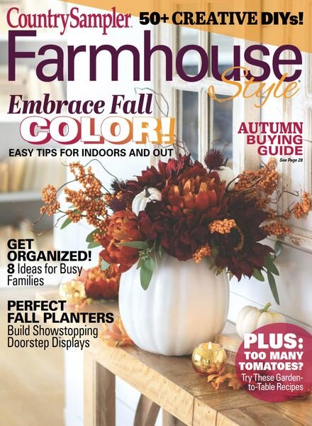 Country Sampler Farmhouse Style – Autumn 2024 Cover