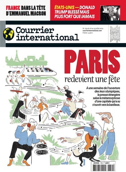 Courrier International – 18 Juillet 2024 Cover