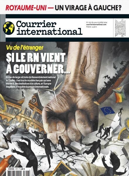 Courrier International – 4 Juillet 2024 Cover