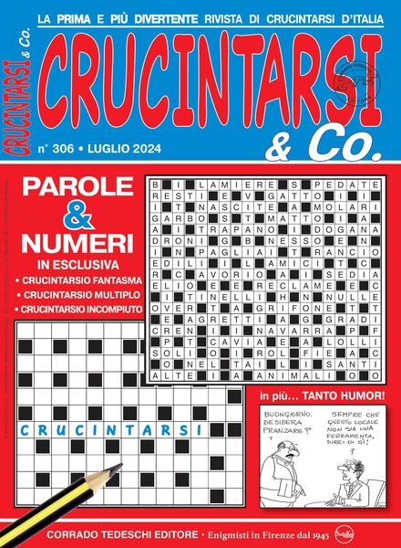Crucintarsi & Co – Luglio 2024 Cover