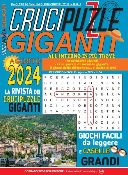 Crucintarsi Giganti – Agosto 2024 Cover
