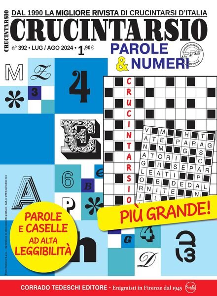 Crucintarsio – Luglio-Agosto 2024 Cover