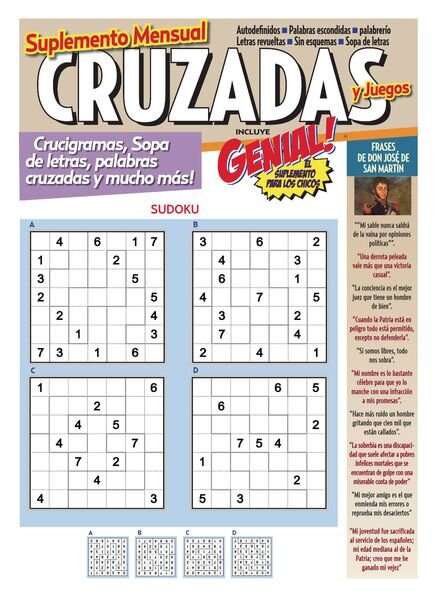 Cruzadas y Genial! – Fasciculo 6 2024 Cover
