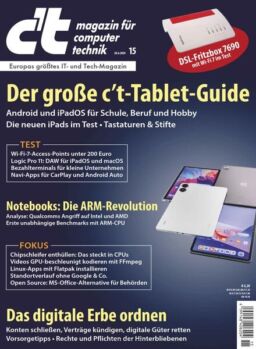 c’t Magazin fur Computertechnik – 28 Juni 2024