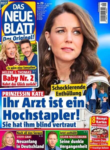 Das Neue Blatt – 10 Juli 2024 Cover