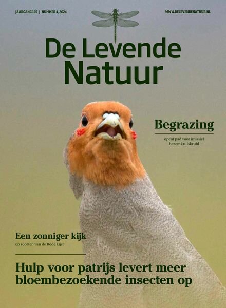De Levende Natuur – Juli 2024 Cover