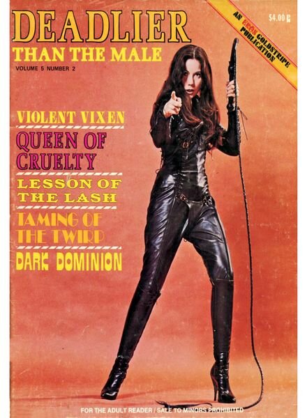 Deadlier than the Male – Vol. 5 N 2 Winter 1973-’74 Cover