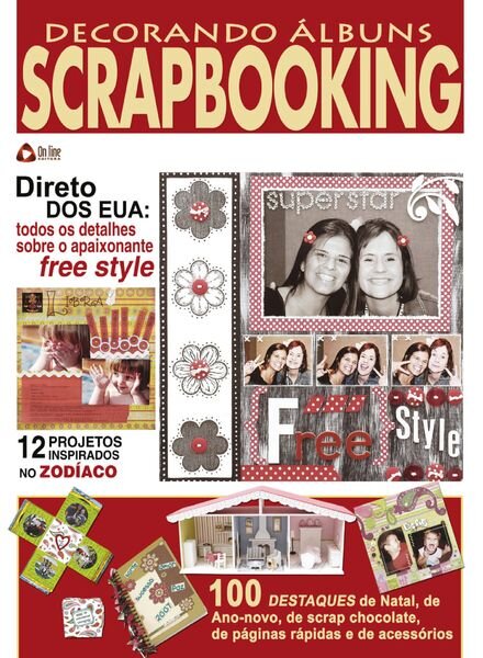 Decorando albuns Scrapbooking – Julho 2024 Cover