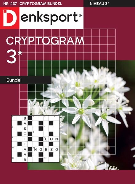 Denksport Cryptogrammen 3 bundel – 11 Juli 2024 Cover