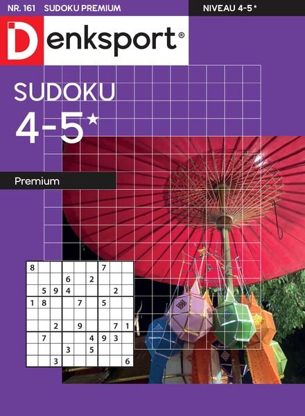 Denksport Sudoku 4-5 premium – 16 Juli 2024 Cover