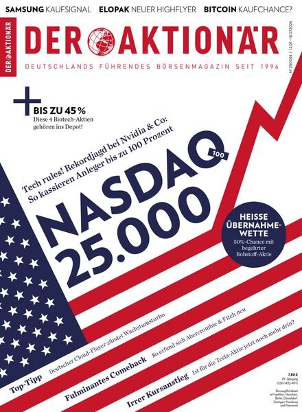 Der Aktionar – 12 Juli 2024 Cover