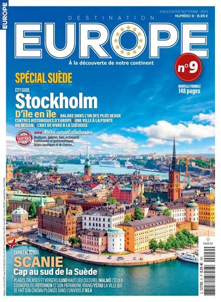 Destination Europe – Juillet-Aout-Septembre 2024 Cover