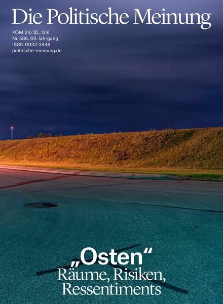 Die Politische Meinung – Juli 2024 Cover