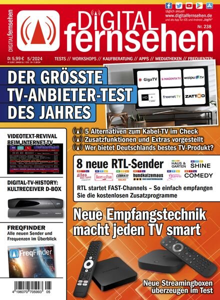 Digital Fernsehen – Ausgabe 5 2024 Cover