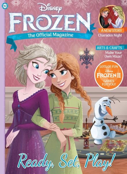 Disney Frozen The Official Magazine – Issue 92 Cover