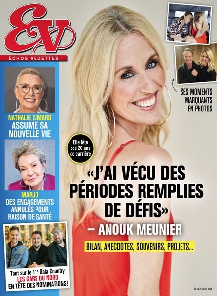 echos Vedettes – 20 Juillet 2024 Cover