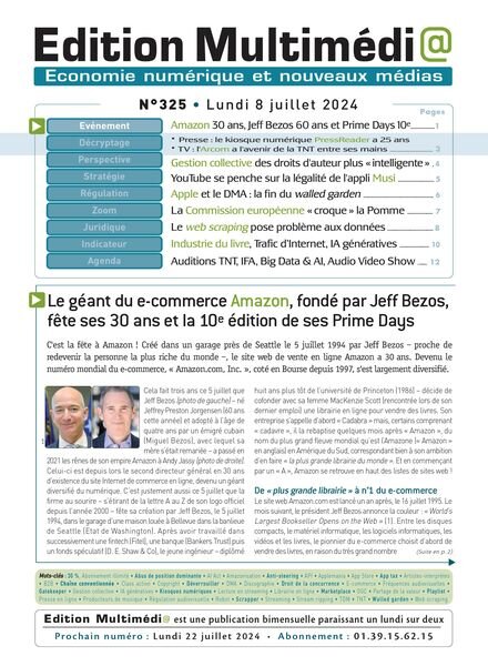 Edition Multimedia – 10 Juillet 2024 Cover