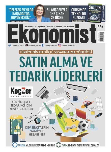 Ekonomist Turkiye – Temmuz 2024 Cover