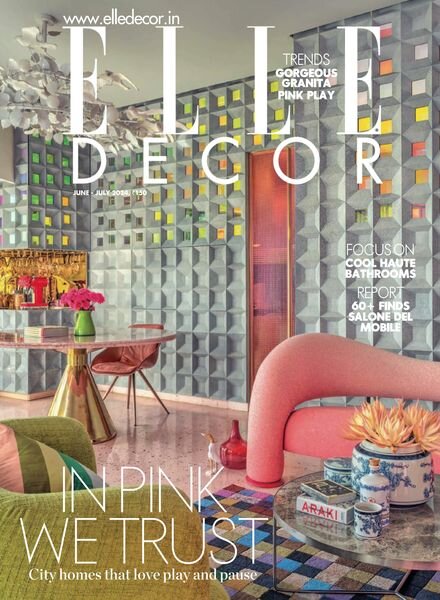 Elle Decor India – June-July 2024 Cover